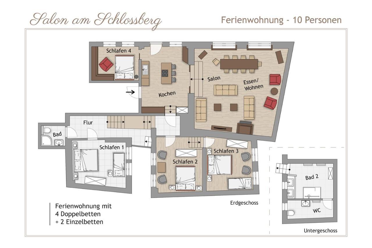 Salon Am Schlossberg Кведлинбург Экстерьер фото